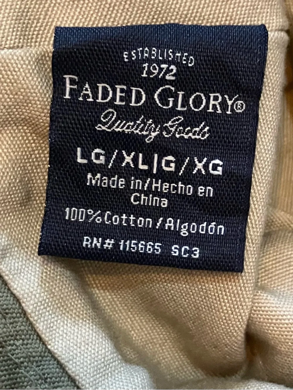 Woman’s Beige Faded Glory Bucket Hat